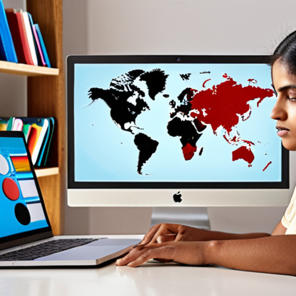 **Prompt 1 (Choosing the Right Institute):** A focused student, possibly with Indian features, diligently researching on a laptop, surrounded by scattered academic books. On the laptop screen, a globe or a world map is visible, with icons representing international accreditation bodies like ISMF, emphasizing global recognition and the foundational step of choosing a reputable institution for sports massage therapy certification. The setting is bright and studious.