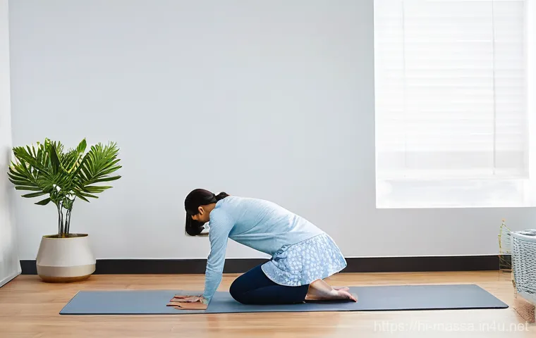 스포츠마사지사의 스트레칭 지도법 - **Prompt 2: Dynamic Warm-up and Static Cool-down**
    "A split image or two distinct scenes depicti...